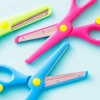 Factory supply of art scissors, children's hand-cut paper-cutting diy, no hand injury, kindergarten students' paper-cutting scissors wholesale Application Scenario